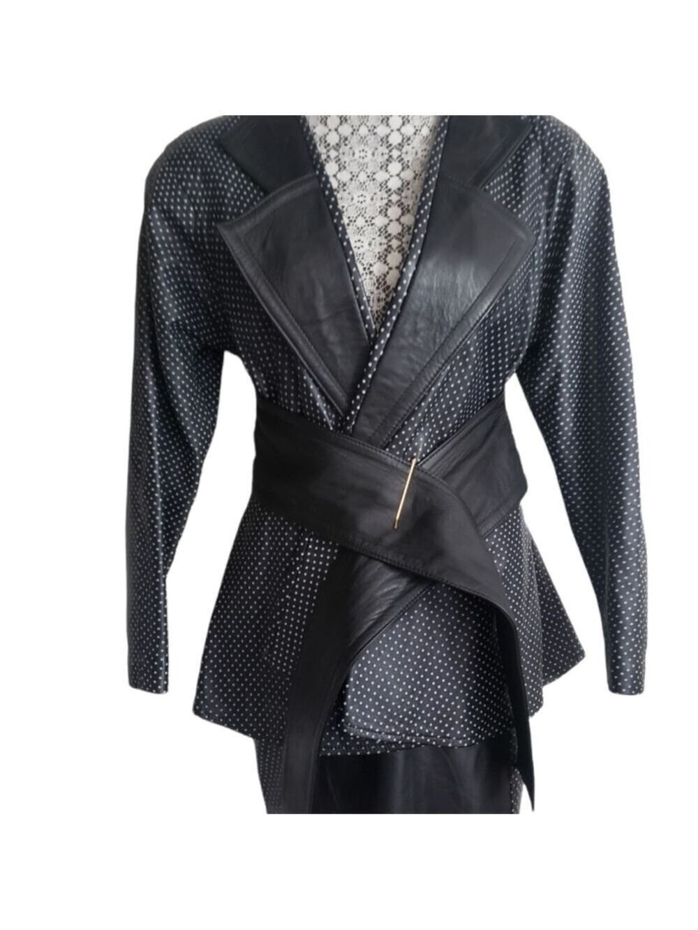 VTG Leather Blazer Jacket